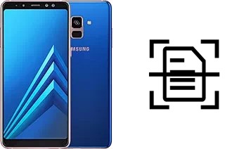 Come scannerizzare su un Samsung Galaxy A8+ (2018)