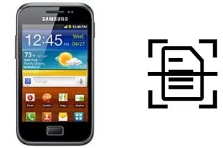 Come scannerizzare su un Samsung Galaxy Ace Plus S7500