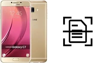 Come scannerizzare su un Samsung Galaxy C7