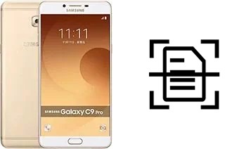 Come scannerizzare su un Samsung Galaxy C9 Pro