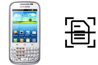 Come scannerizzare su un Samsung Galaxy Chat B5330