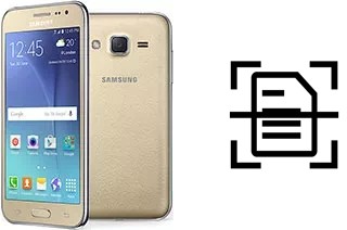 Come scannerizzare su un Samsung Galaxy J2