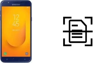 Come scannerizzare su un Samsung Galaxy J7 Duo (2018)