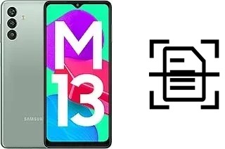 Come scannerizzare su un Samsung Galaxy M13 (India)