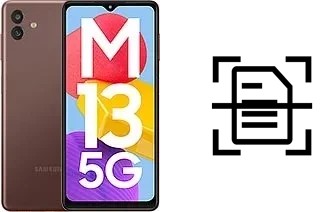 Come scannerizzare su un Samsung Galaxy M13 5G