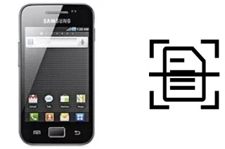 Come scannerizzare su un Samsung Galaxy Ace S5830