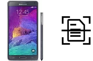 Come scannerizzare su un Samsung Galaxy Note 4