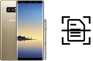 Come scannerizzare su un Samsung Galaxy Note8