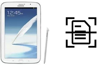 Come scannerizzare su un Samsung Galaxy Note 8.0