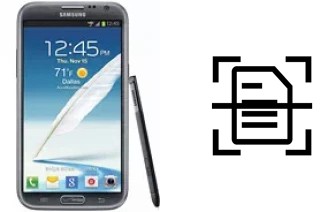 Come scannerizzare su un Samsung Galaxy Note II CDMA