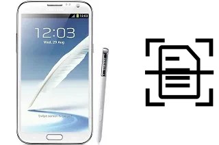 Come scannerizzare su un Samsung Galaxy Note II N7100