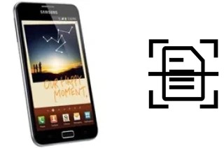 Come scannerizzare su un Samsung Galaxy Note N7000