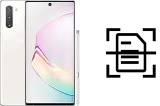 Come scannerizzare su un Samsung Galaxy Note10