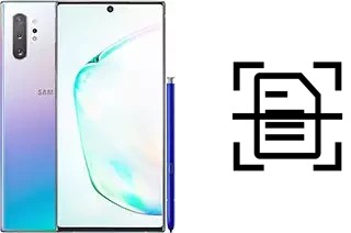 Come scannerizzare su un Samsung Galaxy Note10+ 5G