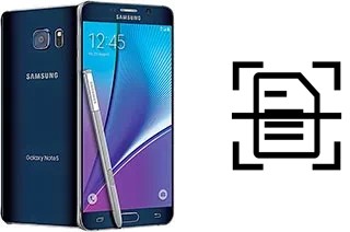 Come scannerizzare su un Samsung Galaxy Note5