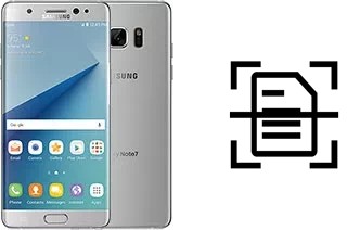 Come scannerizzare su un Samsung Galaxy Note7 (USA)