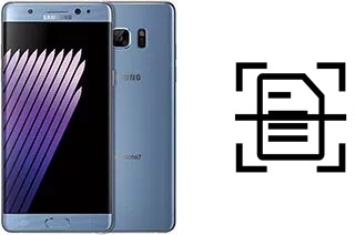 Come scannerizzare su un Samsung Galaxy Note7