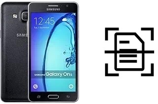 Come scannerizzare su un Samsung Galaxy On5 Pro