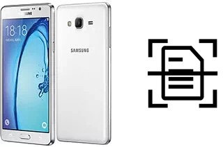 Come scannerizzare su un Samsung Galaxy On7 Pro