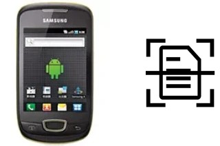 Come scannerizzare su un Samsung Galaxy Pop i559