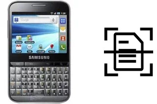 Come scannerizzare su un Samsung Galaxy Pro B7510