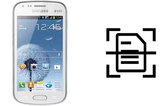 Come scannerizzare su un Samsung Galaxy S Duos S7562