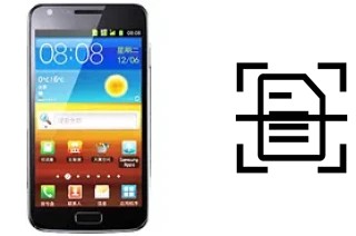 Come scannerizzare su un Samsung I929 Galaxy S II Duos