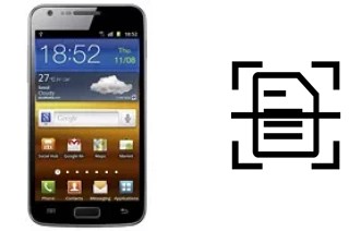 Come scannerizzare su un Samsung Galaxy S II LTE I9210