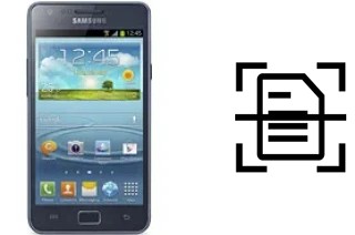 Come scannerizzare su un Samsung I9105 Galaxy S II Plus