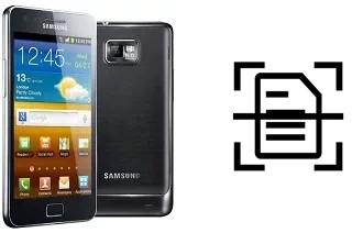 Come scannerizzare su un Samsung I9100 Galaxy S II