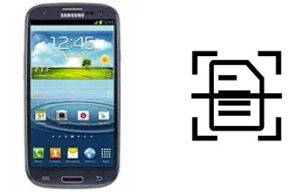 Come scannerizzare su un Samsung Galaxy S III I747