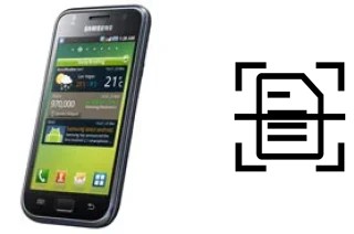 Come scannerizzare su un Samsung I9000 Galaxy S