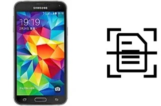 Come scannerizzare su un Samsung Galaxy S5 Duos