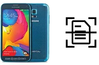 Come scannerizzare su un Samsung Galaxy S5 Sport