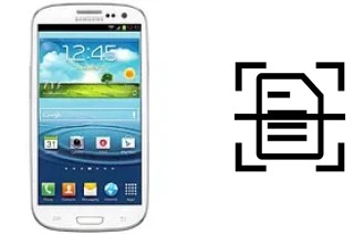 Come scannerizzare su un Samsung Galaxy S III CDMA