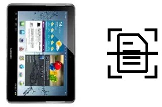 Come scannerizzare su un Samsung Galaxy Tab 2 10.1 P5110