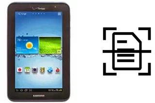 Come scannerizzare su un Samsung Galaxy Tab 2 7.0 I705