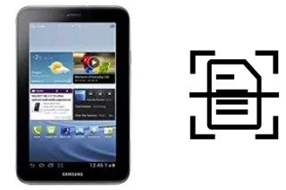 Come scannerizzare su un Samsung Galaxy Tab 2 7.0 P3110