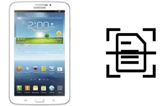 Come scannerizzare su un Samsung Galaxy Tab 3 7.0