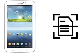 Come scannerizzare su un Samsung Galaxy Tab 3 7.0 WiFi