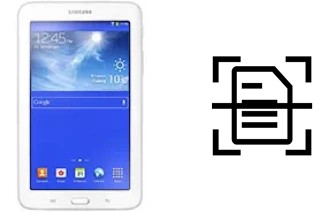 Come scannerizzare su un Samsung Galaxy Tab 3 Lite 7.0 VE