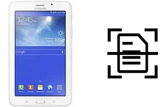 Come scannerizzare su un Samsung Galaxy Tab 3 V