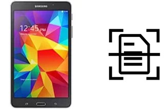 Come scannerizzare su un Samsung Galaxy Tab 4 7.0