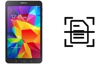 Come scannerizzare su un Samsung Galaxy Tab 4 8.0 (2015)