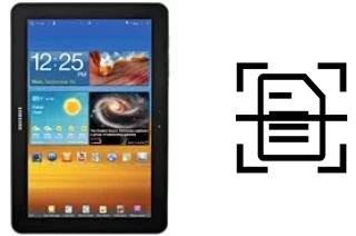 Come scannerizzare su un Samsung Galaxy Tab 8.9 P7310