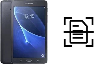 Come scannerizzare su un Samsung Galaxy Tab A 7.0 (2016)