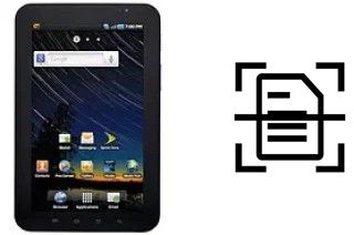 Come scannerizzare su un Samsung Galaxy Tab CDMA P100