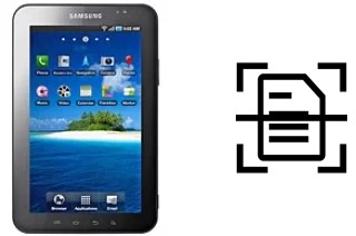 Come scannerizzare su un Samsung P1000 Galaxy Tab