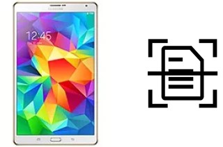 Come scannerizzare su un Samsung Galaxy Tab S 8.4