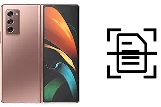 Come scannerizzare su un Samsung Galaxy Z Fold2 5G